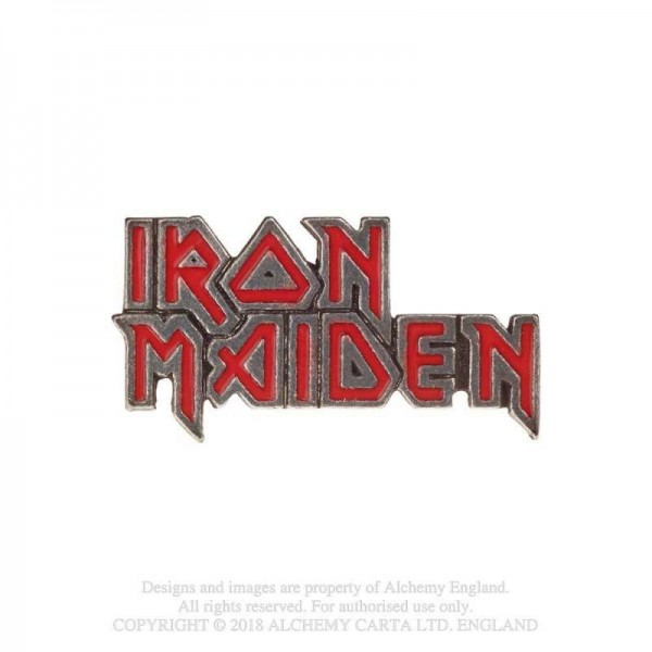 Iron Maiden Logo Enamelled Pin Badge Alchemy