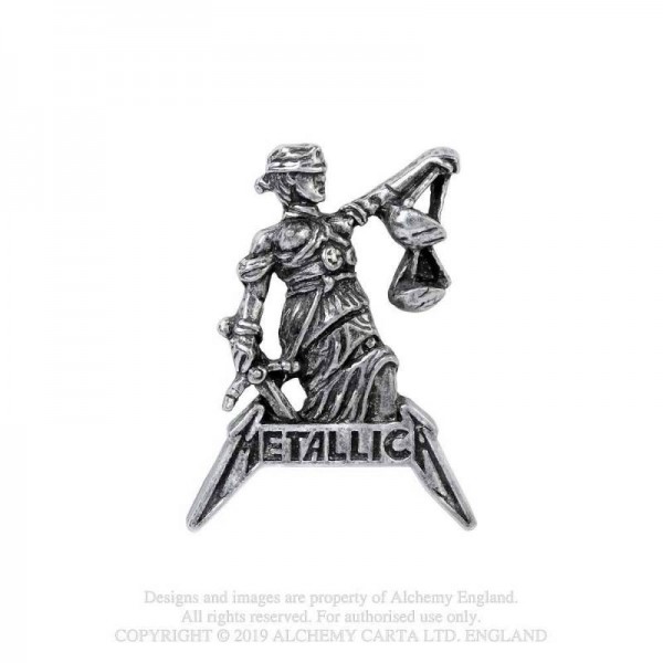 Metallica Justice For All Pin Badge