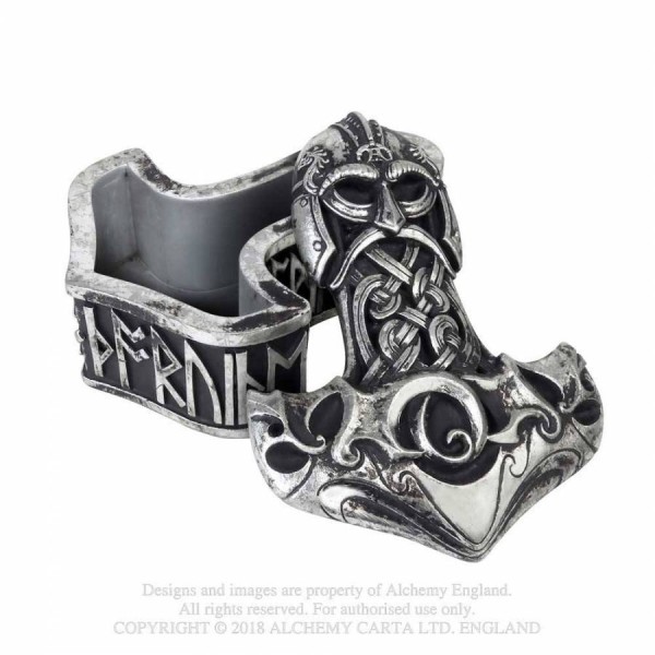 Alchemy Gothic - Thor\'s Hammer Trinket Box