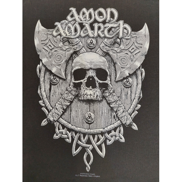 Back Patch Amon Amarth Men's Three Skulls 