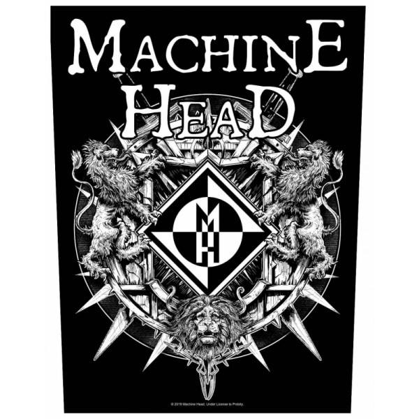 Back Patch Machine Head Crest