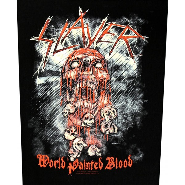 Slayer World Painted Blood Back patch