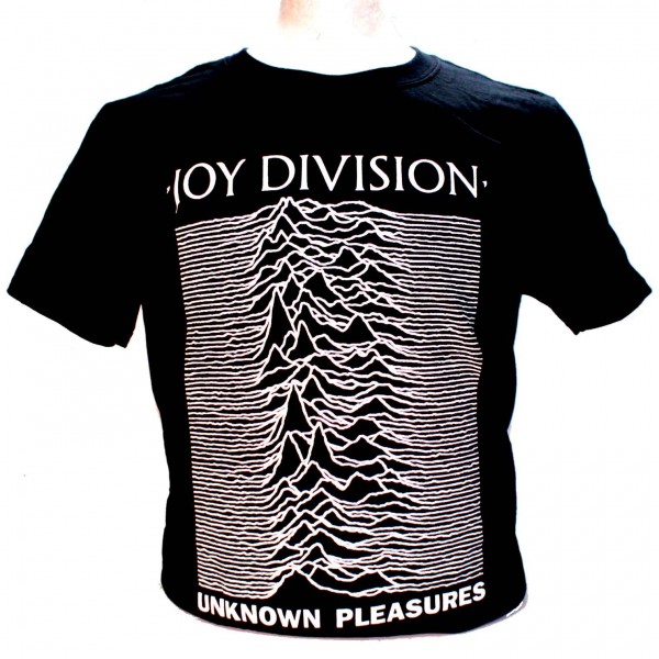 Joy Division Unknown Pleasures Square Punk Rock Goth Band T-shirt