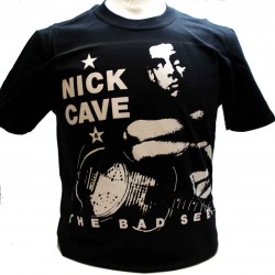 Nick Cave and the Bad Seeds Square Punk Rock Goth Band T-shirt