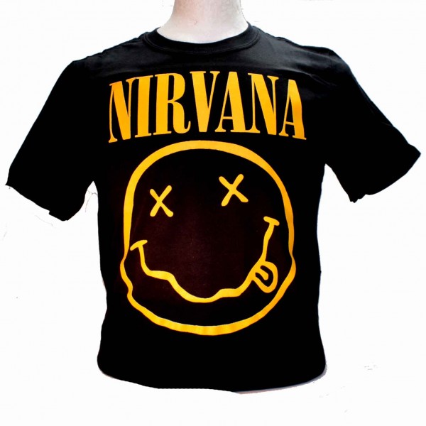 Nirvana Square Punk Rock Metal Band T-shirt