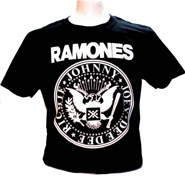 Ramones Johnny Joey Dee Dee Richie Square Punk Rock Goth Band T-shirt