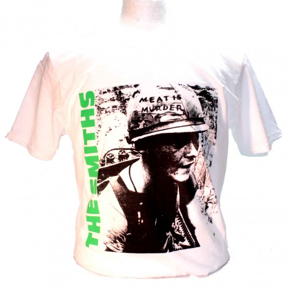 The Smiths Meat is murder Square Punk Rock Goth Ska Band T-shirt