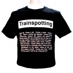 Trainspotting Cult Film Square Punk Rock Metal Ska T-shirt