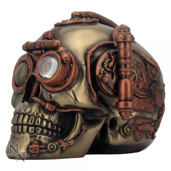 Nemesis Now - Steam Powered Observation Skull 16.5cm Bronze Collection