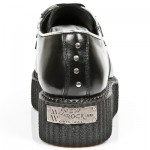 New Rock Boots - M.2416-C3 Stud Creeper Style Patent Shoe 45 DAYS CUSTOM MAKE ONLY