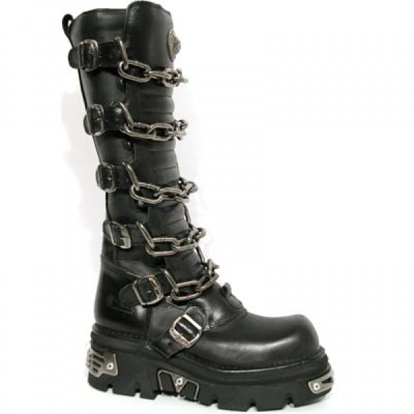 New Rock Boots - M.718-C1 Chain Buckle Reactors 45 DAYS CUSTOM MAKE ONLY